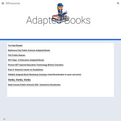 SPEresources - Adapted Books