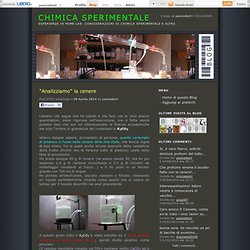 CHIMICA sperimentale - Esperienze in home-lab: considerazioni di chimica sperimentale e altro