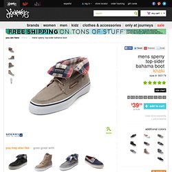 Mens Sperry Top-Sider Bahama Boot, Khaki Journeys Shoes