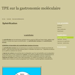 Sphérification