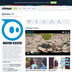 Sphero on Vimeo