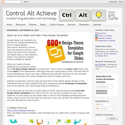Spice Up Your Slides with 600+ Free Design Templates