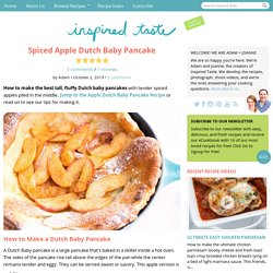 Spiced Apple Dutch Baby Pancake