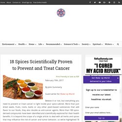 18 Spices Scientifically Proven to Prevent and Treat Cancer