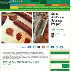 Spicy Andouille Sausage [Vegan]