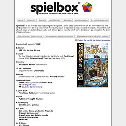 spielbox - Das Magazin für Brett- und Kartenspieler