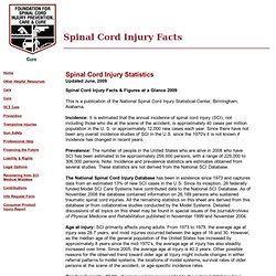 Spinal Cord Injury Facts