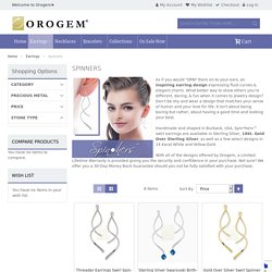 Beautiful Spinners Earrings by OROGEM - Shop Now