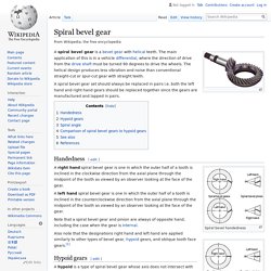 Spiral bevel gear - Wikipedia