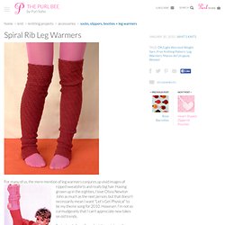 Spiral Rib Leg Warmers