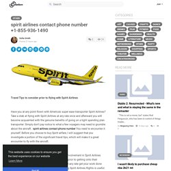 spirit airlines contact phone number +1-855-936-1490