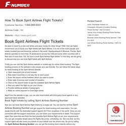 How To Book Spirit Airlines Flight Tickets?
