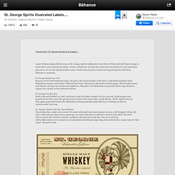 St. George Spirits Illustrated Labels.... on Behance