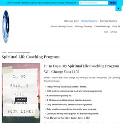 Spiritual Life Coaching 30-Day Program - Money-Back Guarantee