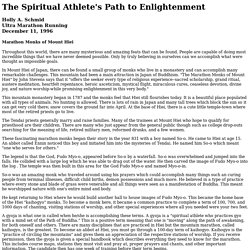 THE SPIRITUAL ATHLETE'S PATH OF ENLIGHTENMENT