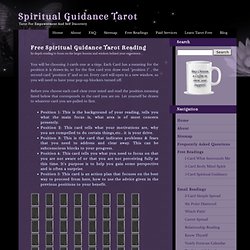 Free Spiritual Guidance Tarot Reading