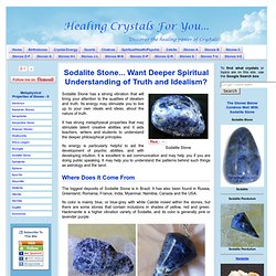 Sodalite Stone Want Deeper Spiritual Understanding of Truth and Idealism?