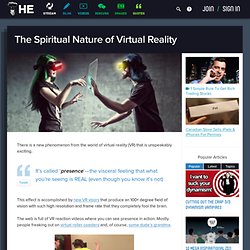 The Spiritual Nature of Virtual Reality