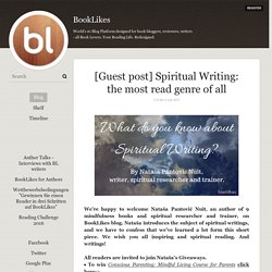 [Guest post] Spiritual Writing: the most read genre of all - BookLikes