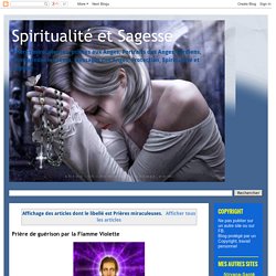 Spiritualité et Sagesse: Prières miraculeuses