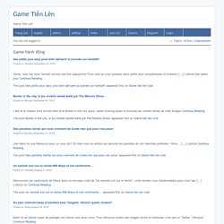 spleen3fish's profile / Game Tiến Lên