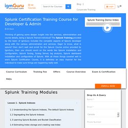 Splunk Certifications Course