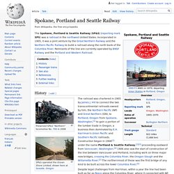 Wiki: Spokane, Portland and Seattle Railway