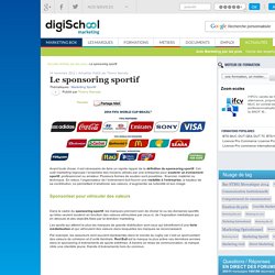 Sponsoring Sportif, Définition, Rugby, Société Générale, Retour sur investissement...
