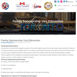 Family Sponsorship Visa in Edmonton, AB