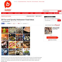 20 Fun and Spooky Halloween Food Ideas