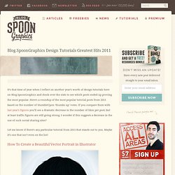 Blog.SpoonGraphics Design Tutorials: Greatest Hits 2011