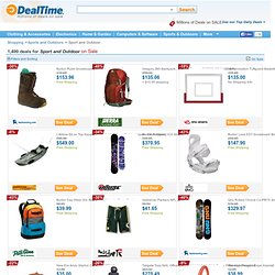 Sport and Outdoor - Save time and find great deals on Sport and Outdoor at DealTime.com