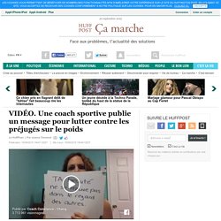 Une coach sportive publie un message pour lutter contre les préjugés sur le poids