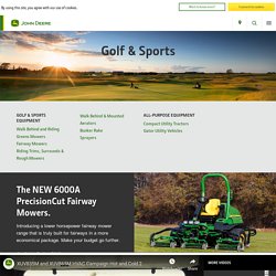 Golf & Sports Turf Equipment