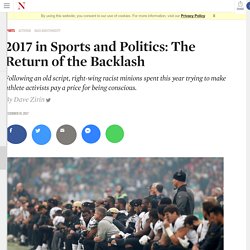 2017 in Sports and Politics: The Return of the Backlash