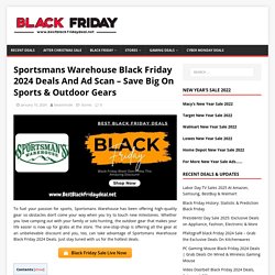 Sportsmans Warehouse Black Friday 2019 Sale