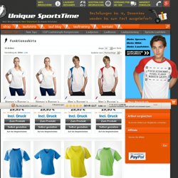 Unique SportsTime Laufshirts bedrucken