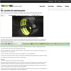 Nike+ SportsWatch: GPS-enabled Running Watch