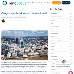Can you spot London's next tech unicorn?