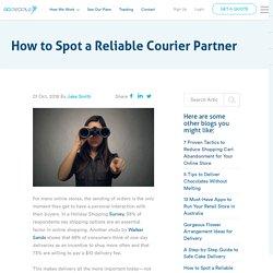 How to Spot a Reliable Courier Partner