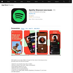 ‎Spotify: Discover new music on the App Store