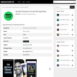 Spotify Premium 8.5.86.854 Apk Mod – ApkGameWorld