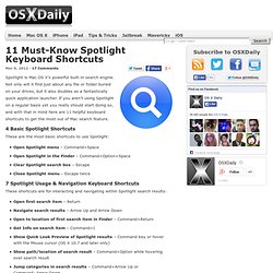11 Must-Know Spotlight Keyboard Shortcuts
