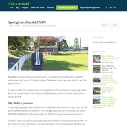 Spotlight on Mayfield NSW