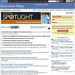 Spotlight on Personalized Learning