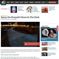 Spray-On Starpath Glows In The Dark