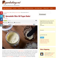 Spreadable Olive Oil Vegan Butter
