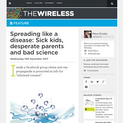 Spreading like a disease: Sick kids, desperate parents and bad science - RNZ