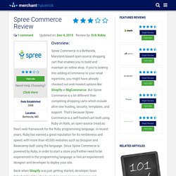Spree Commerce Review 2013