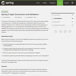 Spring 3 Type Conversion and Validation